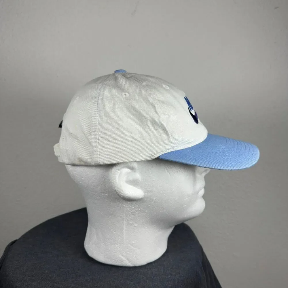 Nike Men's White and Blue Hat